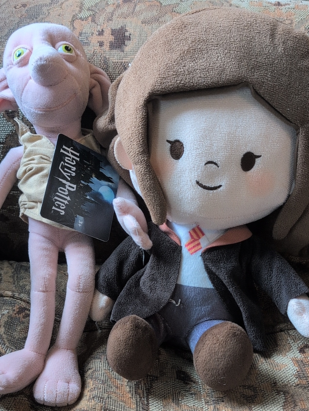 Hermoine And Dobby Plush Dolls